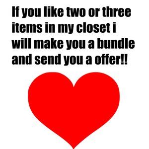 Two or three items and I'll send you an offer!!